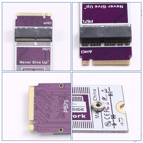 Para Placa de Expansão de SSD para M.2 para  Air/Pro 2013-2017, Placa Adaptadora de Disco Rígido 1