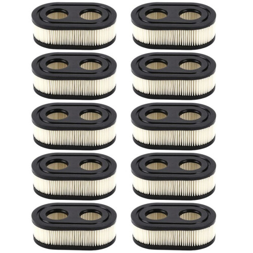 10pcs Lawn Mower Air Filter Fit for Briggs for Stratton 593260/798339 Replacement Engine Element Device Accessory
