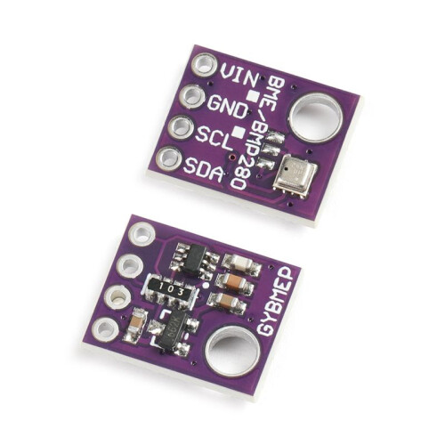2PCS BME280 5V Sensor Module Atmospheric Pressure Temperature Humidity Sensors I2C SPI Breakout GY-BME280 2
