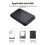 Compartimento para Disco Rígido Externo de 5 GB/S de 2,5 Polegadas com USB 3.1 para PC e Laptop com Suporte para Até 6 TB, Compatível com SSD/HDD 2