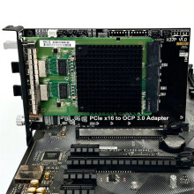PCIe 4.0 X16 to Gen-Z 4C+/SFF-TA-1002 Adapter Card Support OCP NIC 3.0 External Chassis PCIe X16 Expansion Card
