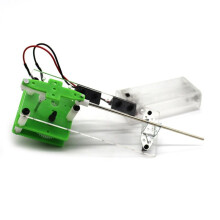 Modello di Motore Alternativo Lineare con Asta di Spinta Telescopica DIY, Piccolo Modello di Motore Alternativo Push-Pull