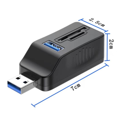 5-in-1 USB 3.0 HUB Extender /TF Card Reader OTG Function HUB for Connecting USB Devices Mice Keyboards USB Drives 2