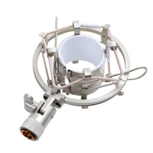 Supporto Antiurto Universale per Microfono, Supporto Antiurto, Clip Isolante Antivibrazioni per Microfono A Condensatore da 47-57 mm