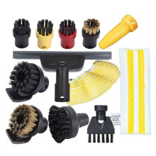 Steam Nozzle Bristle Brushes Kit for  EasyFix SC1/SC2/SC3/SC4/SC5/SC7 Handheld Vacuum Cleaner Mop Cloth