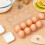 200 Pack Clear Plastic Egg Cartons 2x4 Grid with Secure Locking Buckles for Medium Chicken Eggs 3