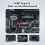 20Gbps USB 3.2 Gen 2x2 USB-C Front Panel Adapter with Motherboard Header Extension Cable, USB-C Female to 20-Pin USB 4