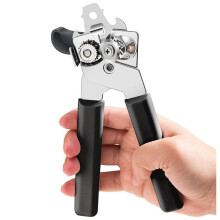 Heavy Duty Stainless Steel Can Opener Smooth and Bottle Openers, Easy Turn Can Openers for Seniors