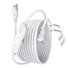AMVR 18W Rechargeable VR Link Cable for Quest 3/3S /2 /Pro Fast Charging Type-C USB Cable for Pico4 /Ultra Compatible PC /Steam