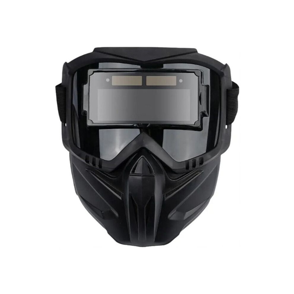 Auto Darkening Welding Glasses Adjustable Band Detachable Mask Impact Split Type Face Protector 6031896178614