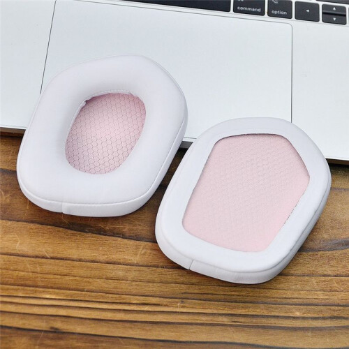 Replacement EarPads for  G733 Headphones Comfortable Ear Cushions for Enhanced Audio Experience White 2