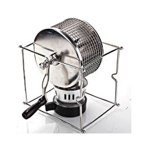 Manual Coffee Roaster Stainless Steel Hand Crank for Home 100300g Beans with 3D Even Mixing