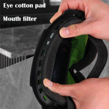 Auto Darkening Welding Glasses Adjustable Band Detachable Mask Impact Split Type Face Protector