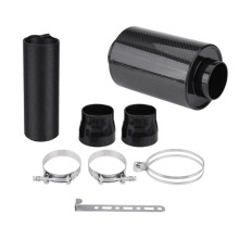 Carbon Fiber Cold Air Filter Intake Closed Intake Induction Tube Automotive General Hose Kit