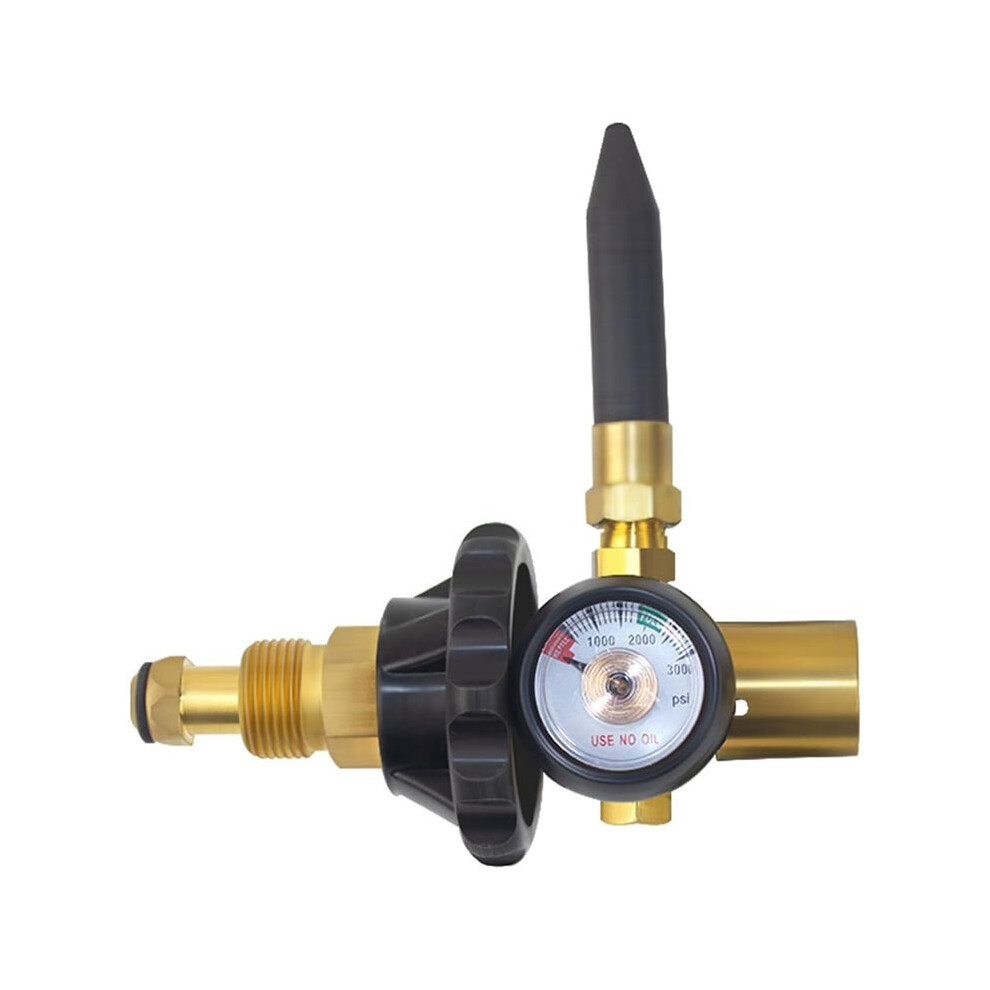 Helium Latex Balloon Filler Air Flow Inflator Regulator 0-3000 Psi With Gauge For Cga580 Tank Valve,Tank Regulator 6033949146861