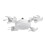 E27 LED Ceiling Fan Light with Remote Control Dimmer Function 60W Ceiling Light Drone Shaped Fan Light 7