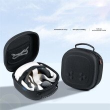 STARTRC Portable Carrying Case for Meta Quest 3/3S VR Headsets Larger Capacity Travel Protective Bag Grey