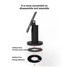 360 Degree Stand Holder for PAX S300/A35 Reliable POS Machine Display Bracket Cashiers Rack for Cash Register