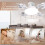 E27 LED Ceiling Fan Light with Remote Control Dimmer Function 60W Ceiling Light Drone Shaped Fan Light 3
