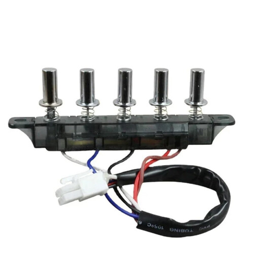 Universal 5 Button Range Hood Switch Control Panel for Kitchen Extractor Hood Replacement