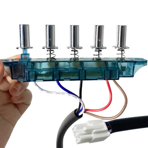 Universal 5 Button Range Hood Switch Control Panel for Kitchen Extractor Hood Replacement 2