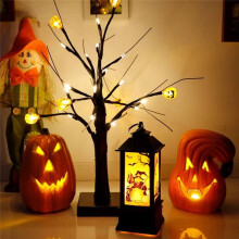 Kürbisdekor, LED-Leuchtkürbis, Außendekoration, Batteriebetriebene Halloween-Kürbislampe, Leuchtkürbis B