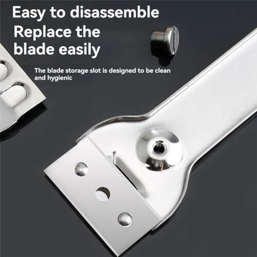 Ceramic Hob Scraper Tool for Kitchen Induction Cooktop Cleaner with Replaceable Blade Ideal for Glass & Ceramic Surfaces 2