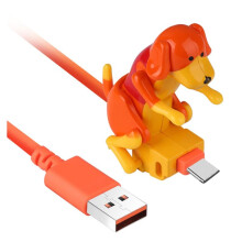 Humping Dog USB-C Oplaadkabel, Grappige Snellader Type-C, Nieuw Telefoonaccessoire en Stressverlichtend Speeltje