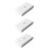 3pcs 433MHz Wireless Vibration Glass Break Detector, Adjustable Sensitivity, Compatible with Alarm Systems White 1