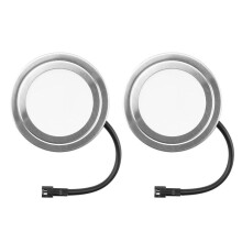 12V  1.5W Range Hood Lights with SM Socket, Hole Closet Stove LED Light , White Kitchen Range Hood Light Bulbs 2 Pack