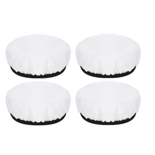 4 Diffuseurs de Lumière de 18 cm, Couvercle de Lampe Diffuseur Doux, Abat-Jour Blanc, pour Réflecteurs Stroboscopiques de Studio
