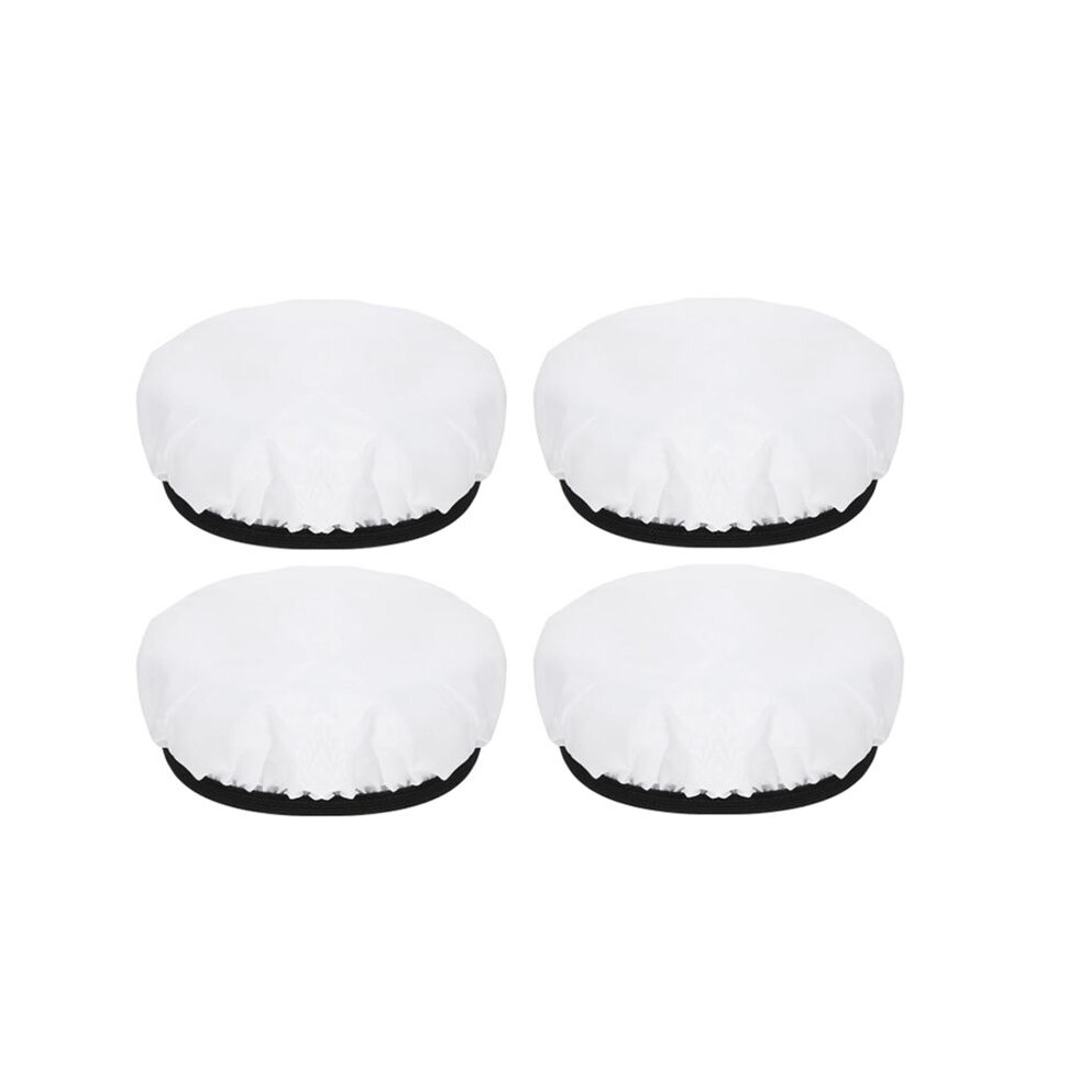 4Pcs 18Cm Diffuser,Soft Diffuser Lamp Cover Lamp Shade Diffuser,For Studio Strobe Reflectors Light/White 4711174977154