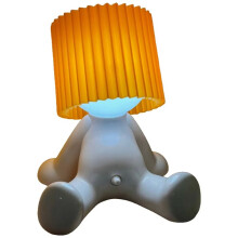 Lampa A Little Shy , Modest Mike Naughty Night Lamp, Shy Boy Night Light, Białe Prezenty dla Dorosłych, Lampa Biurkowa dla Chłopca