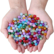 500 Peças Hand Beaded para Pulseiras, Mistura de Cores 8mm Redondo para Artesanato DIY Kits de Fabricação de Jóias Brincos Pulseiras Colares