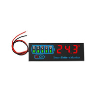 18650 Li-Ion Lipo Lithium Test 7-55V Acid Battery Level Indicator Tester LEDDisplay Meter Module Capacity VoltageMeter,C