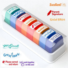 Teacher Stamps Encourage Students to Print Their Own Grading Stamps, English Stamps and Comments