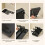 Cup Holder [Double Row] Household with Bracket Foldable Cup Holder Coffee Shop Cup Rack White 2
