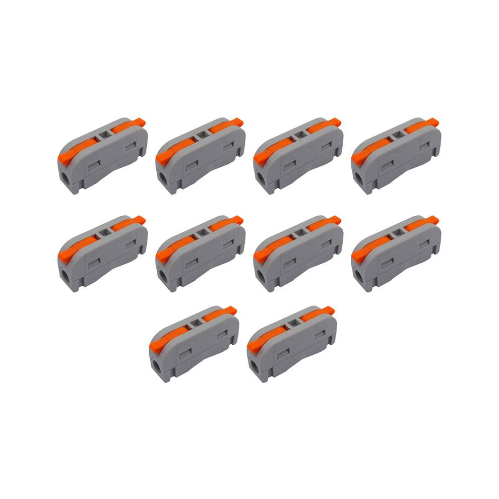 10Pcs Quick Wire Conductor Connector Compact Cable Connector Universal Splicing Lighting Terminal Block Terminal 4713086511211