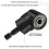 17pcs Flexible Drill Bit Extension,3pcs Rotatable Socket Adapter,3pcs Right Angle Drill Attachment,10 Screwdriver Bits 7