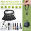 6PCS Bit Holders Keychain, 1/4 Inch Hex Shank Bit Holders, Quick-Change Design for Nut Driver, Screwdriver & Drill Bits 5