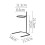 Punch Frame Dripper Stand Coffee Station Coffee Brewer Stand Coffee Filter Cup Rack Funnel Maker Rod 6