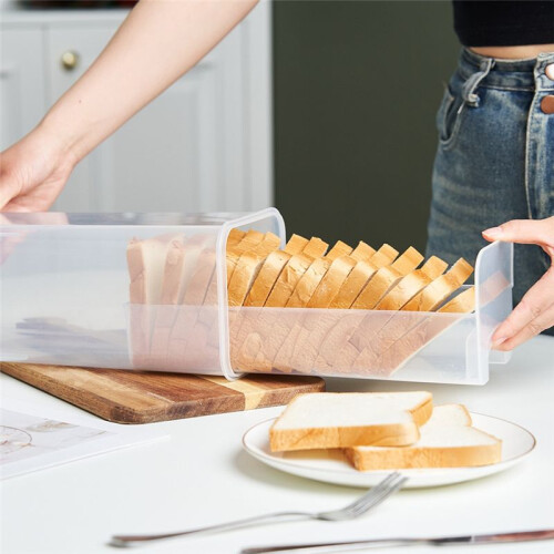 Bread Preservation Box - Sealed Bread and Toast Storage Container for Kitchen, Practical Bread Keeper B 2