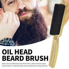 Beard Brush- Stiff Boar Bristles for Men'S Grooming - Straightens and Promotes Growth - Works with Beard Oil and Balm B
