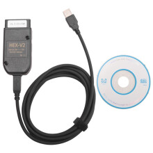 Mais Novo VCDS 25.3 VAG Scanner Tool Cable OBD2 Diagnostic HEX V2 Wesheu VCDS VAG com para para Car