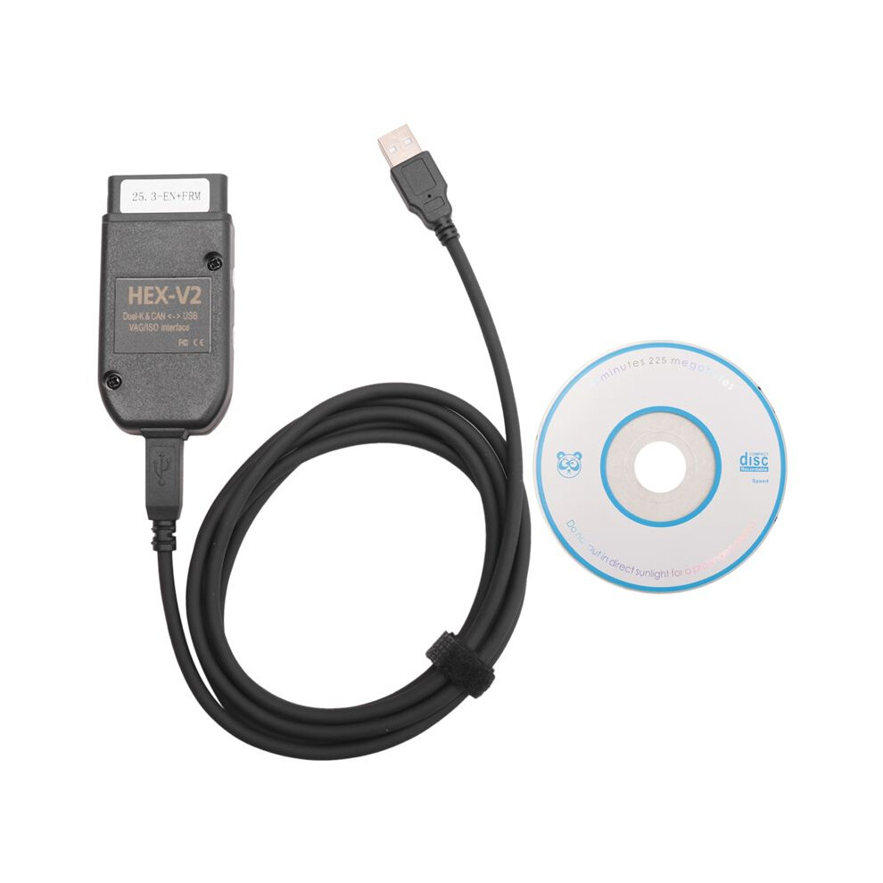 Newest VCDS 25.3 VAG Scanner Tool Cable OBD2 Diagnostic HEX V2 Wesheu VCDS VAG COM for    Car
