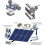Solar Panel Grounding Clips, Solar Panel Ground Lug Standard, Solar Panel Mounting Brackets, Grounding Eyelets,Pack of 6 3