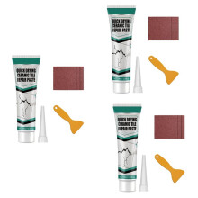 Pasta Reparadora de Azulejos, Mármol, Bañera, Muebles, Inodoro, Reparación de Grietas, Adhesivo de Secado Rápido, Herramienta Universal para