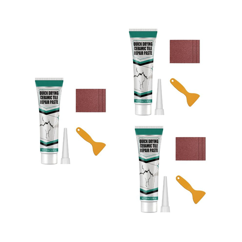 Tile Repair Paste Marble Bathtub Furniture Toilet Crack Repair Tile Quick-Drying Adhesive Universal Crack Repair Tool 6033533289929