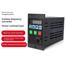 Conversor de Frequência 750W VFD Monofásico 220V Entrada Trifásica 220V Saída RS485 Inversor para Acionamento de Motor Trifásico CA