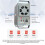 MAIWO 10Gbps Dual Bay 3.5 Polegadas Gabinete para Disco Rígido Externo com 4  Controle Inteligente de Temperatura para HDD de 2,5/3,5 Polegadas 5